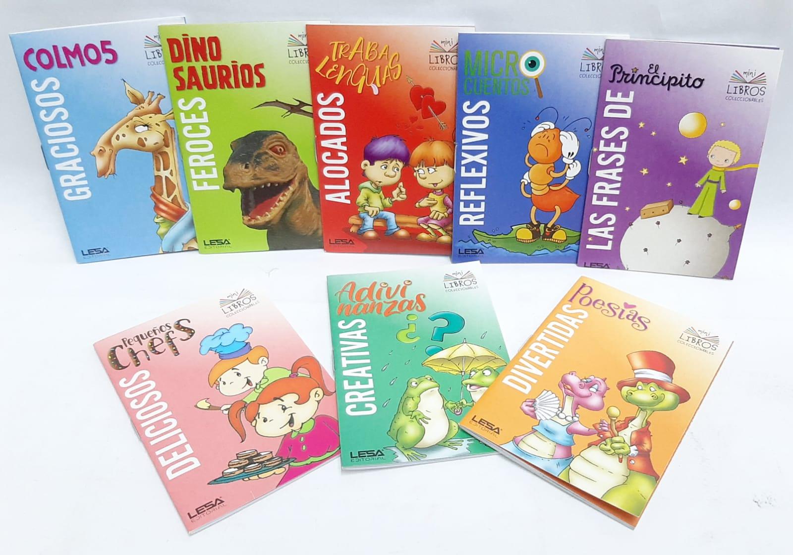 MINI LIBROS COLECCIONABLES - MODELOS SURTIDOS