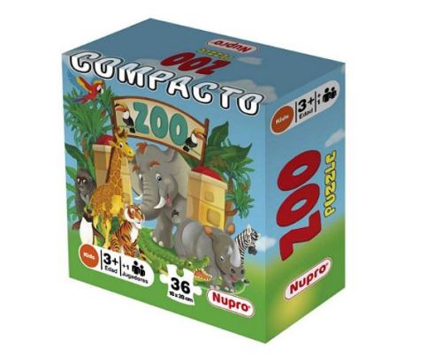 PUZZLE 36 PIEZAS COMPACTO MINI ZOO