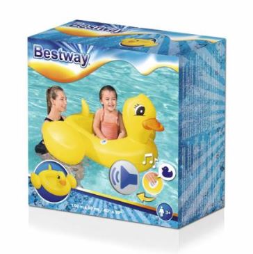 BABY BOTE PATO INFLABLE 102CM CON SONIDO EN CAJA