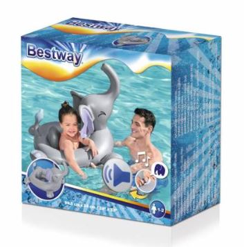 BABY BOTE ELEFANTE 96.5CM CON SONIDO EN CAJA