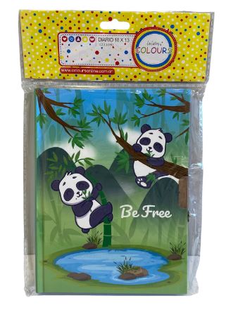 DIARIO PANDA 15X11CM