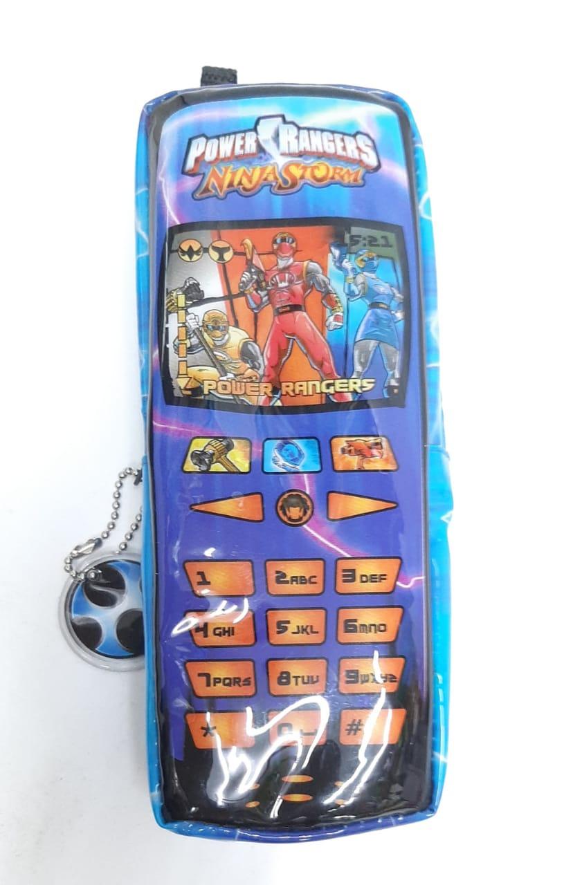 CARTUCHERA CELULAR POWER RANGERS CON CIERRE