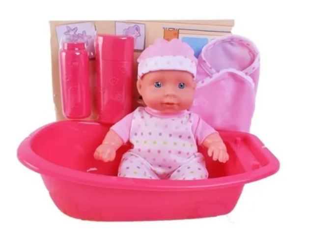 POPPI BEBE CON BAÑADERA