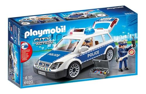 PLAYMOBIL AUTO POLICIA CON LUZ Y SONIDO