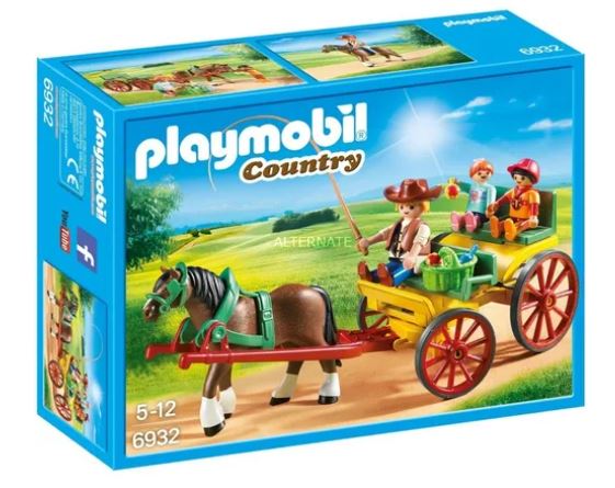 PLAYMOBIL CARRUAJE CON CABALLO