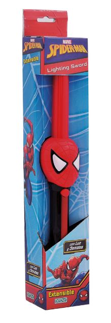 ESPADA CON LUZ Y SONIDO EXTENSIBLE SPIDERMAN