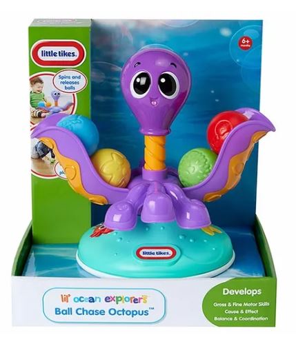 PULPO LITTLE TIKES GIRA Y SUELTA PELOTAS