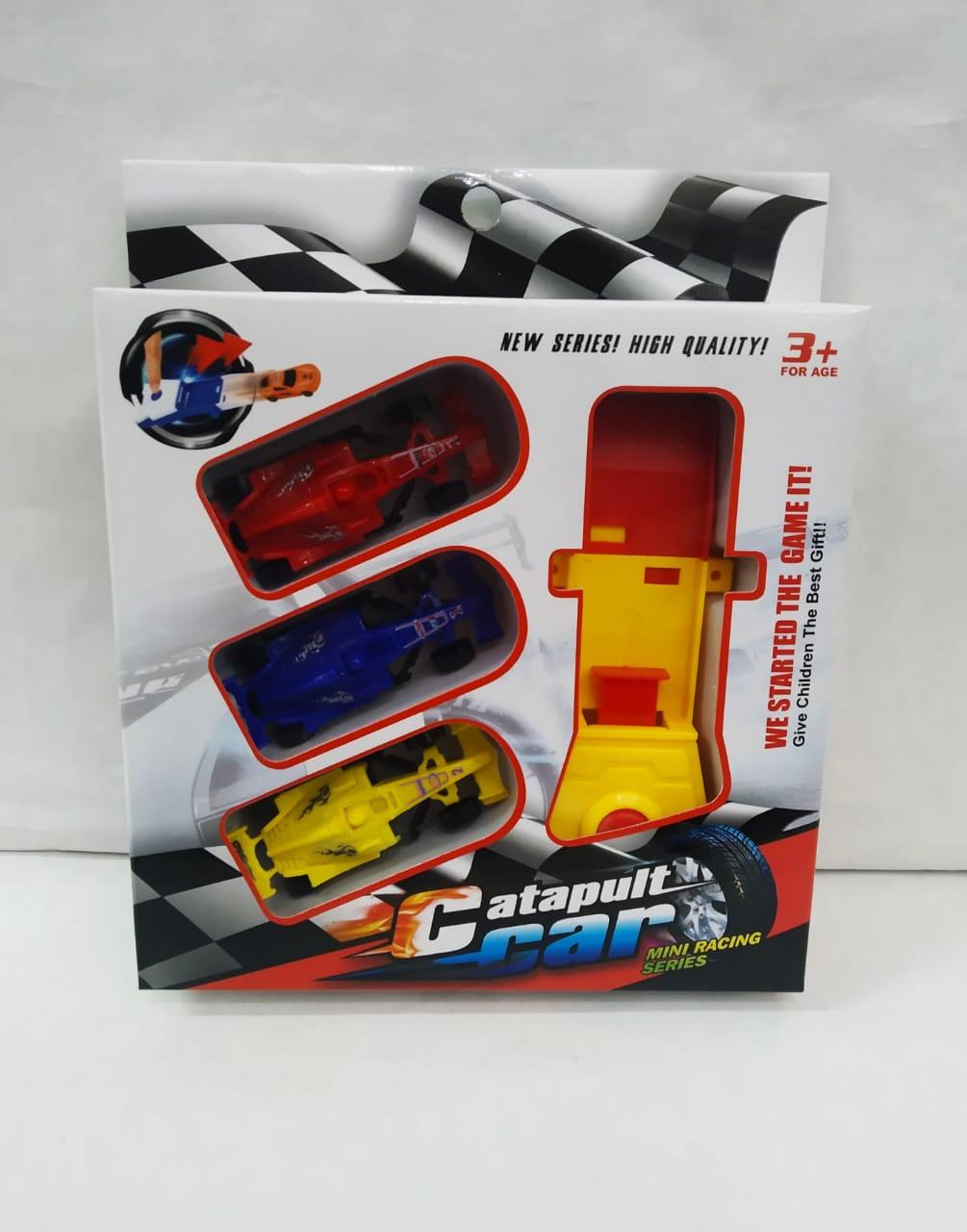 LANZADOR CON 3 AUTOS FORMULA EN CAJA