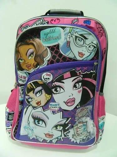 MOCHILA MONSTER HIGH ESPALDA 18
