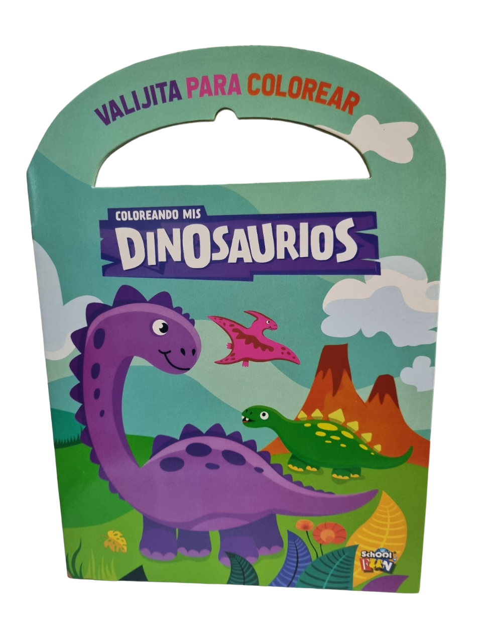 LIBRO VALIJITA COLOREAR MIS DINOSAURIOS