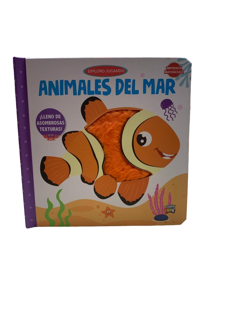 LIBRO EXPLORO JUGANDO ANIMALES DEL MAR