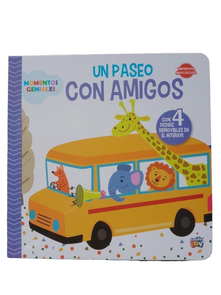 LIBRO UN PASEO CON AMIGOS CON FICHAS