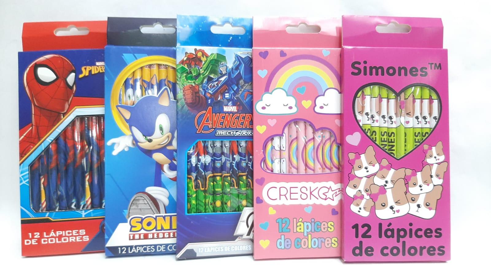 LAPICES COLORES X 12 LARGOS