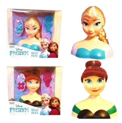 CABEZA FROZEN PARA PEINAR