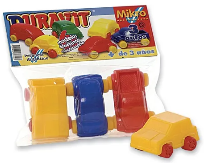 SET MINI AUTOS X3 EN BOLSA