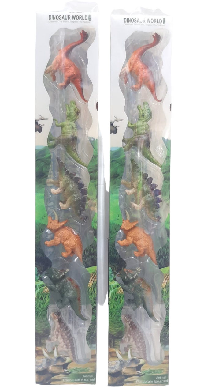 DINOSAURIOS X 6 EN ESTUCHE