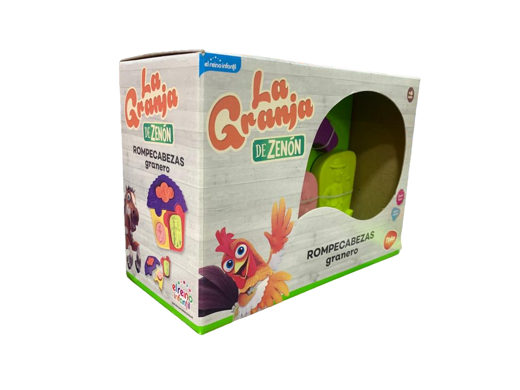 ROMPECABEZAS GRANERO DE GOMA - GRANJA DE ZENON