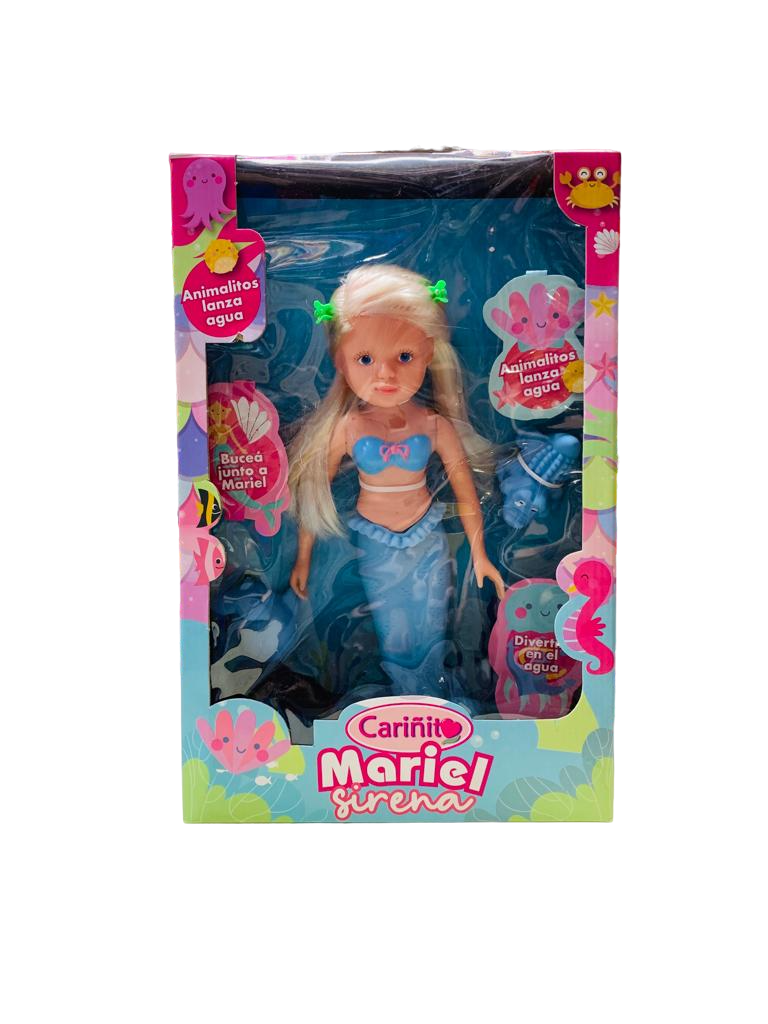 MARIEL SIRENA CON LANZA AGUA ANIMALITOS