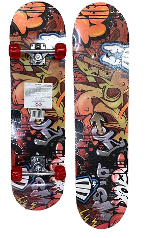 SKATE  78 CM RUEDA DE SILICONA - 3 MOTIVOS