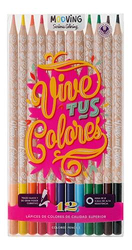 LAPICES DE COLORES X 12 MOOVING
