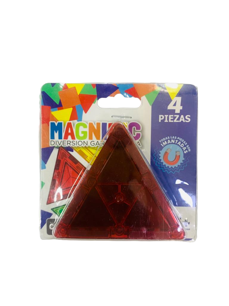 BLOQUES MAGNETICOS X 4 TRIANGULO EQUILATEROS MAGNIFIC