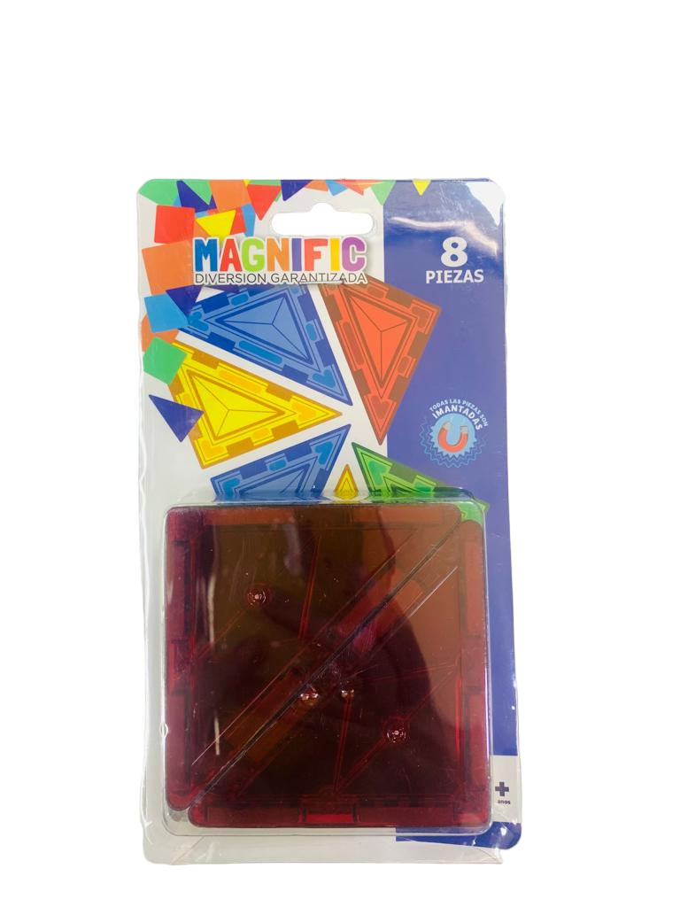 BLOQUES MAGNETICOS X 8 TRIANGULO/RECTANGULO MAGNIFIC