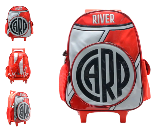 MOCHILA CARRO 16'' RIVER PLATE