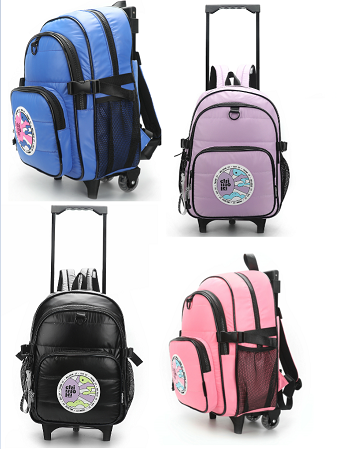 MOCHILA CARRO 17'' VINYL PUFFER - 4 COLORES -