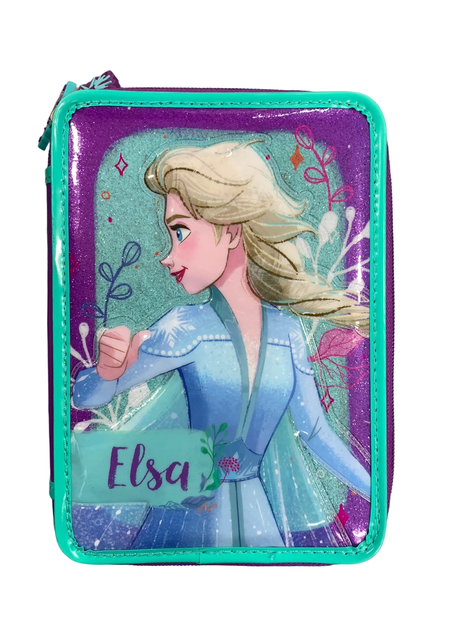 CARTUCHERA CANOPLA 2 PISOS PVC FROZEN CON UTILES