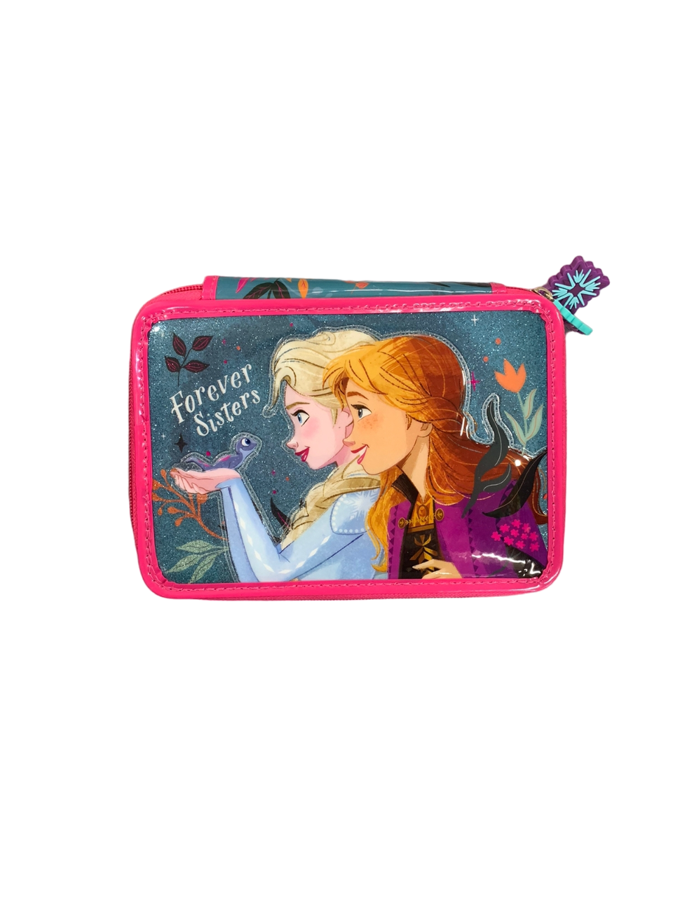 CARTUCHERA CANOPLA 2 PISOS PVC FROZEN CON UTILES