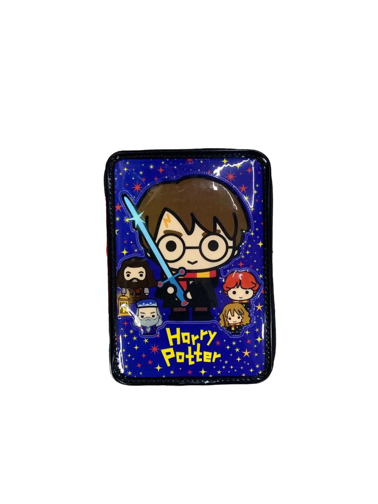 CARTUCHERA CANOPLA 1 PISO PVC HARRY POTTER CON UTILES