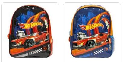 MOCHILA ESPALDA 12'' HOT WHEELS