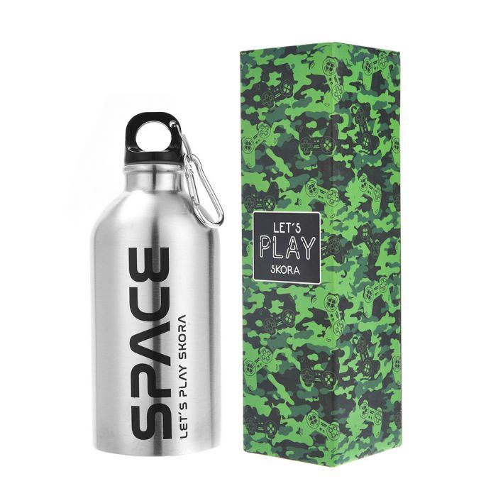 BOTELLA METAL 500ML LETS PLAY SPACE