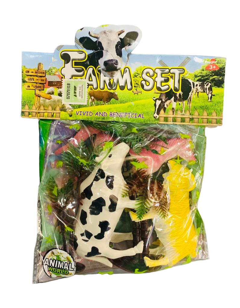 ANIMALES DE GRANJA X 3 EN BOLSA