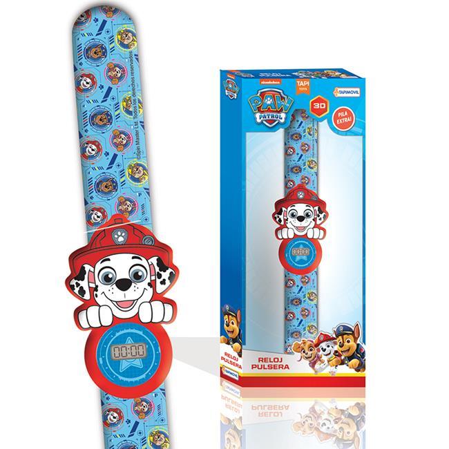 RELOJ 3D PAW PATROL  EN CAJA