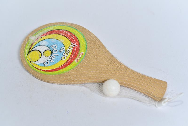 PALETA MADERA NRO 2 MDF CON PELOTA PLASTICA (212)