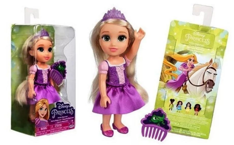 MUÑECA PRINCESA RAPUNZEL  16CM