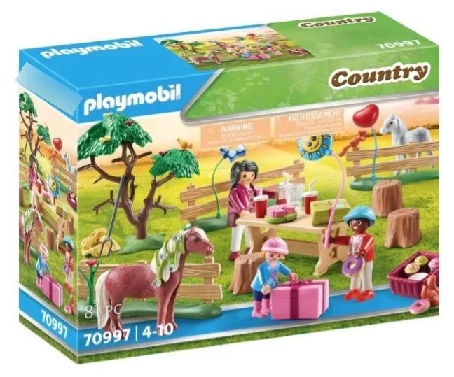 PLAYMOBIL COUNTRY CUMPLE DE PONYS