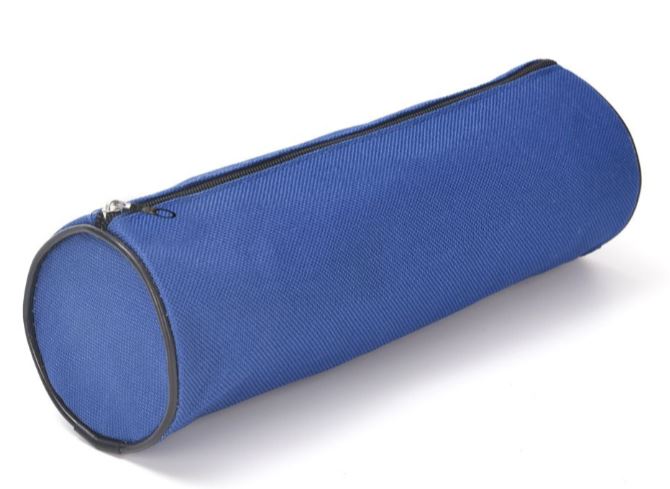 CANOPLA TUBO LONA LISA AZUL