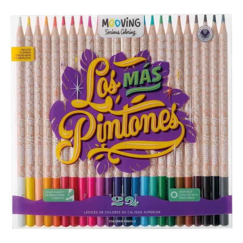 LAPICES DE COLORES X 24 MOOVING