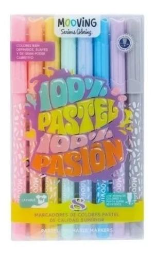 MARCADORES PASTELES X8