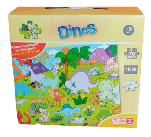 PUZZLE DE PISO GIGANTE DINO 70 PIEZAS