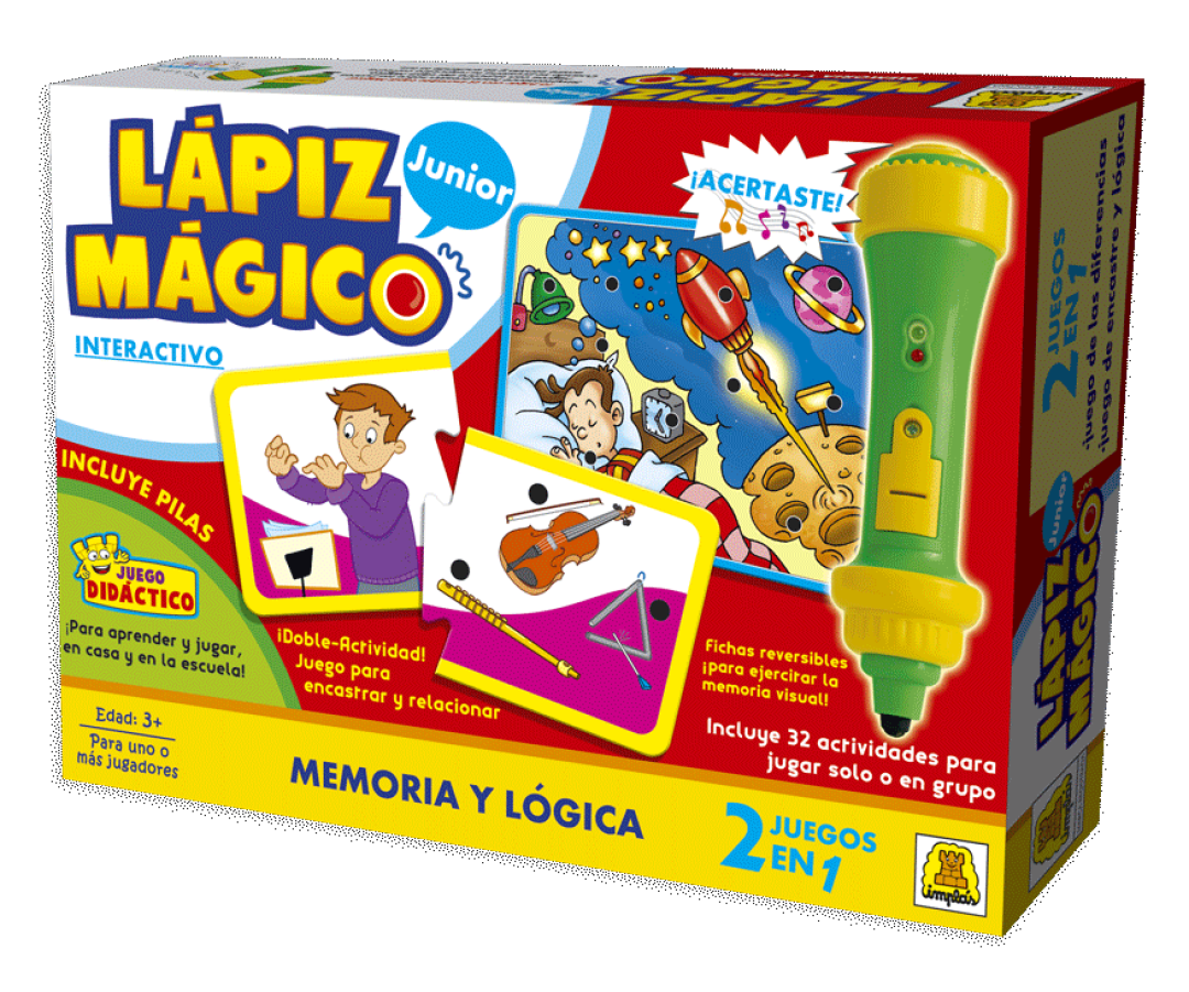 LAPIZ MAGICO JR MEMORIA Y LOGICA