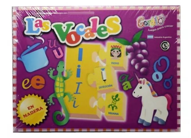 TRIPLES - LAS VOCALES MADERA