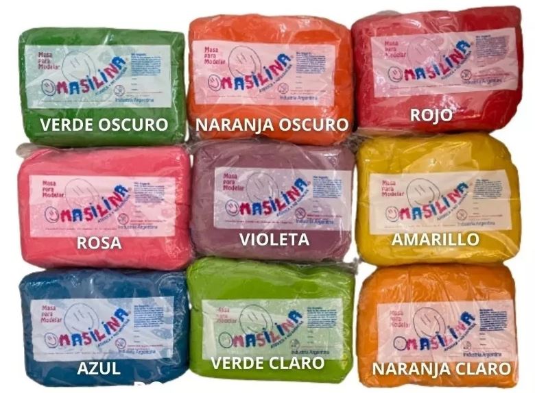 MASILINA EN BOLSA X 10 KILO UN COLOR POR KILO PROMOCION