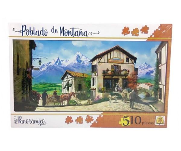 PUZZLE 510 PIEZAS POBLADO DE MONTAÑA