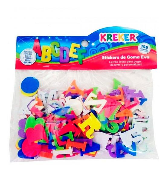 LETRAS Y NUMEROS X 156 PIEZAS