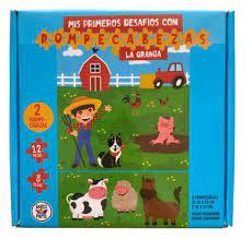 2 ROMPECABEZAS LA GRANJA 8/12 PIEZAS