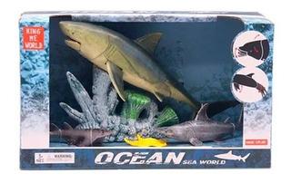 OCEAN SET TIBURONES EN CAJA