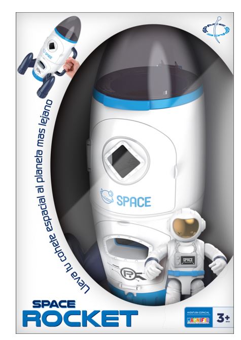 COHETE ESPACIAL SPACE ROCKET MAGNIFIC